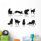 Cat Pose Wall Mural
