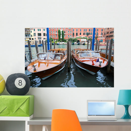 Venice Water Taxis Wall Mural