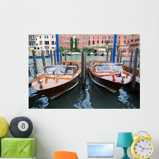 Venice Water Taxis Wall Mural