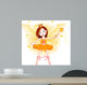 Little orange fairy Wall Decal