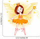 Little orange fairy Wall Decal