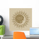 Sun and Moon Wall Mural