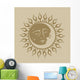 Sun and Moon Wall Mural
