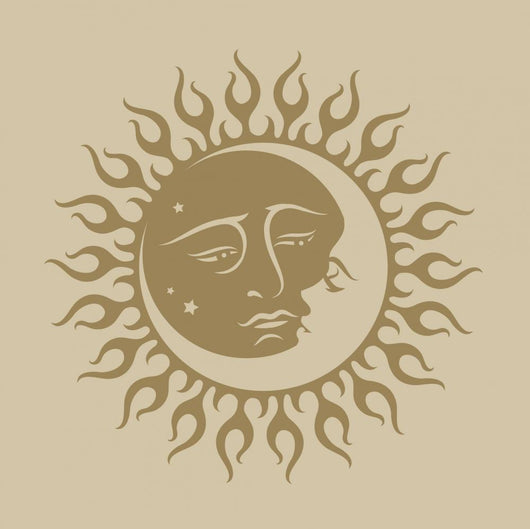 Sun and Moon Wall Mural