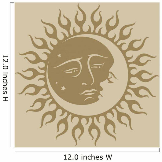 Sun and Moon Wall Mural