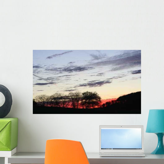 Sunset November Wall Decal Design 2