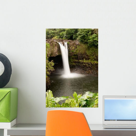 Rainbow Falls Wailuku River Wall Decal