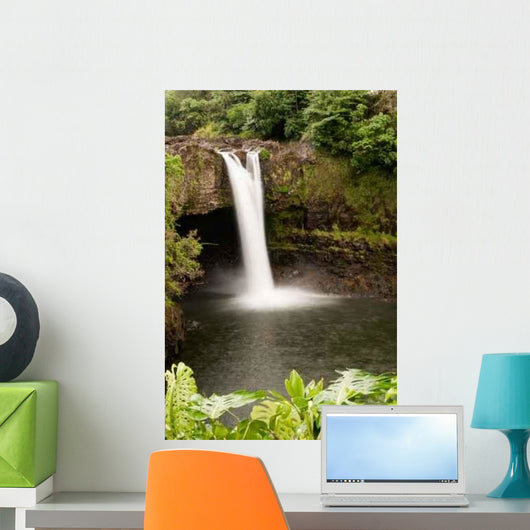 Rainbow Falls Wailuku River Wall Decal