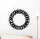 Futhark Circle Viking Runes Wall Decal