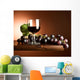 grapes with wine glass Wall Mural