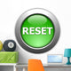 Reset Button Wall Decal