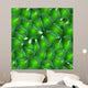 Green Crystals Texture Wall Mural