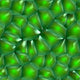 Green Crystals Texture Wall Decal Design 2