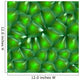 Green Crystals Texture Wall Decal Design 2