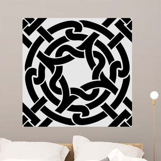 Geometric Ornament Wall Decal Design 3