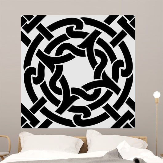 Geometric Ornament Wall Decal Design 3