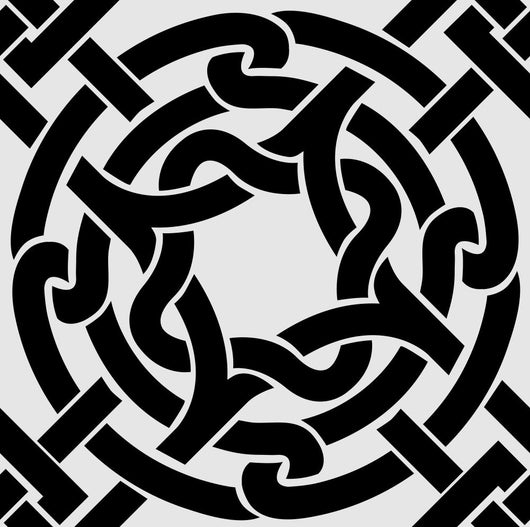 Geometric Ornament Wall Decal Design 3