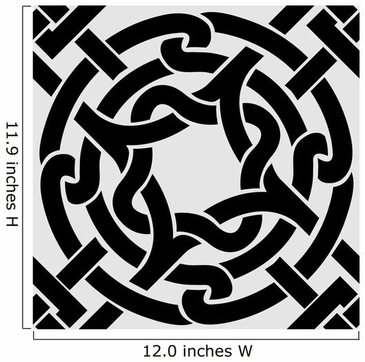 Geometric Ornament Wall Decal Design 3