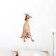 Italian Greyhound Puppy on White Background Wall Decal