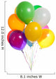 Assorted Balloons White