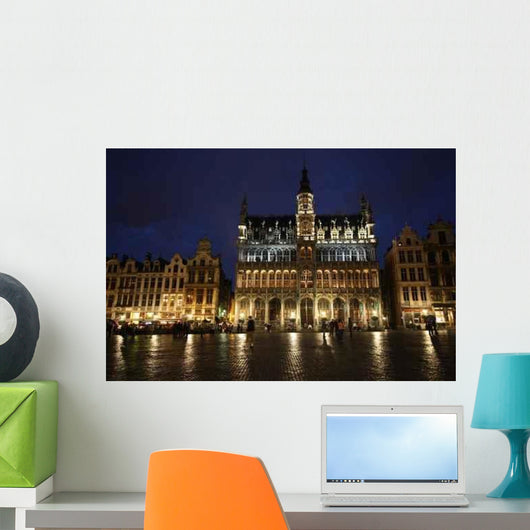 Grand Place Brussels Wall Decal Design 2