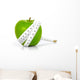 Green apples measured  the meter, sports apples Wall Decal