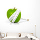 Green apples measured  the meter, sports apples Wall Decal