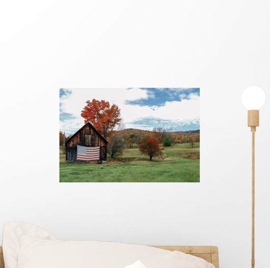 Americana Vermont Barn Wall Decal