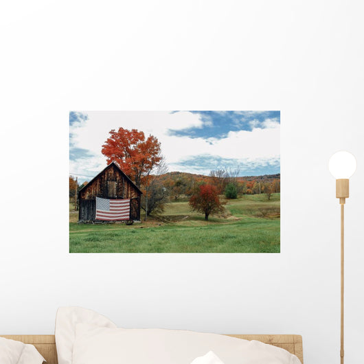 Americana Vermont Barn Wall Decal