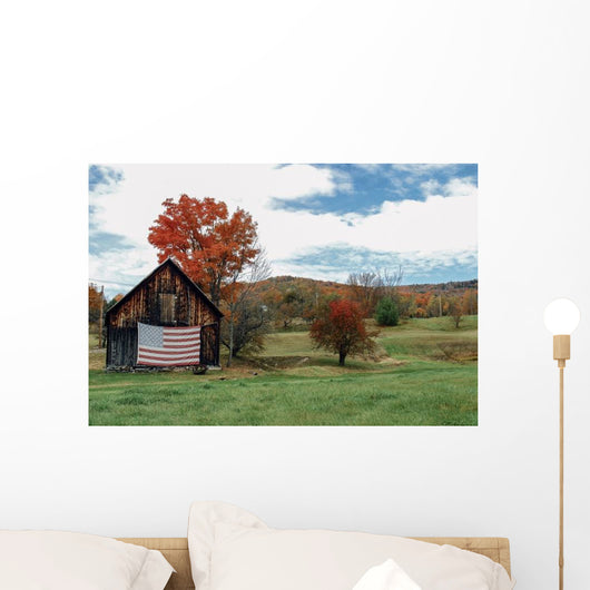 Americana Vermont Barn Wall Decal