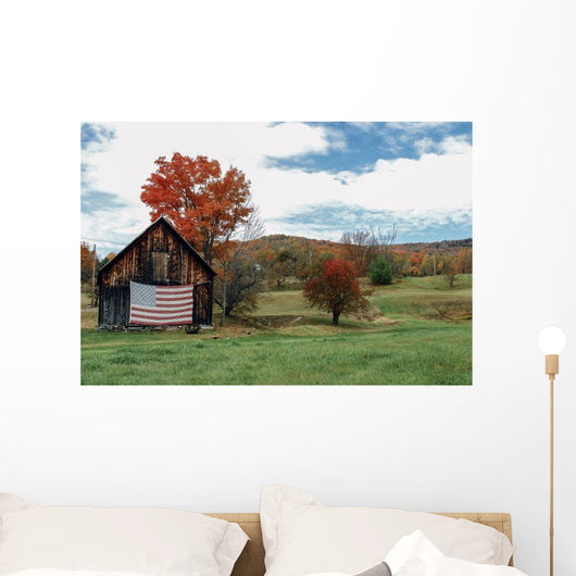 Americana Vermont Barn Wall Decal
