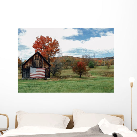 Americana Vermont Barn Wall Decal