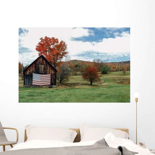 Americana Vermont Barn Wall Decal