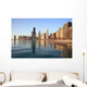 Chicago Skyline at Dawn Wall Mural