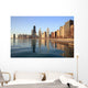 Chicago Skyline at Dawn Wall Mural
