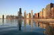 Chicago Skyline at Dawn Wall Mural