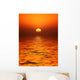 golden orb sunset Wall Mural