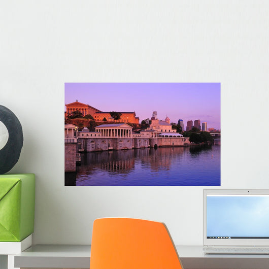 Philadelphia Waterworks Schuylkill River Wall Decal