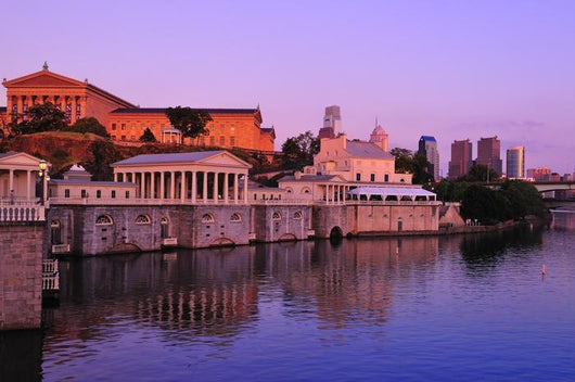 Philadelphia Waterworks Schuylkill River Wall Decal