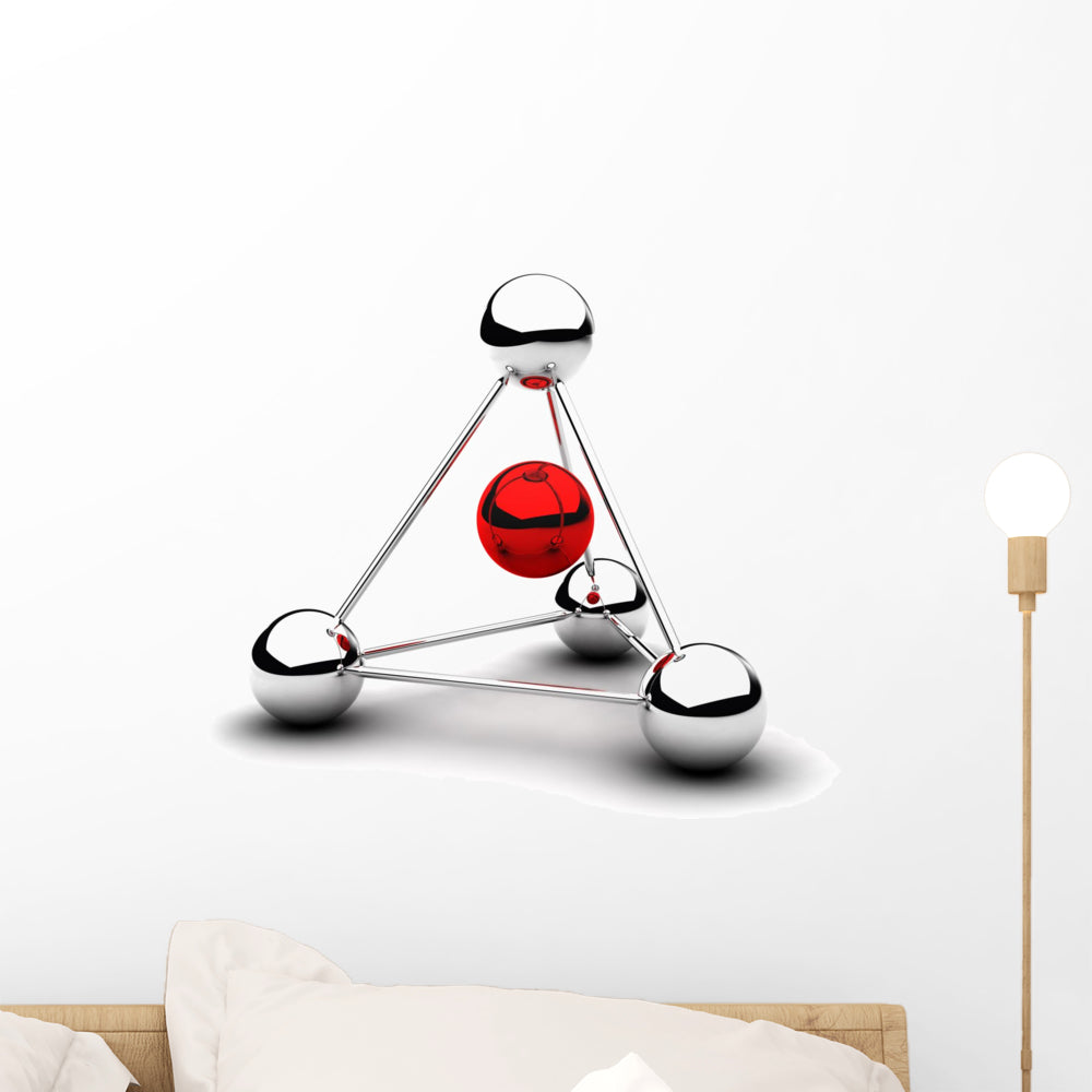 Tetrahedron Wall Decal – Wallmonkeys