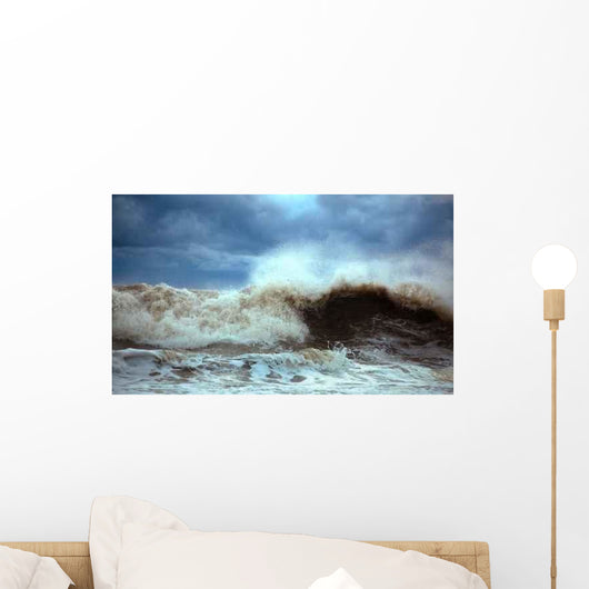 Stormy Waves Wall Mural