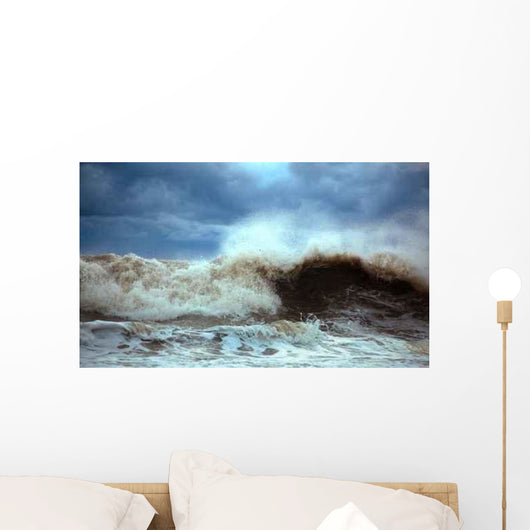 Stormy Waves Wall Decal Design 2