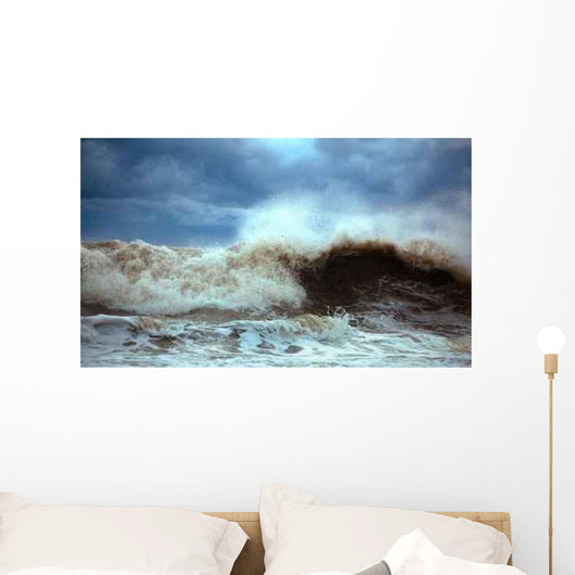Stormy Waves Wall Mural