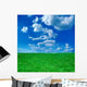 Green Field and Blue Wall Decal Design 2