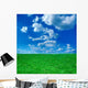 Green Field and Blue Wall Decal Design 2