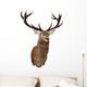 14 Point Sika Stags Head With Path Wall Decal
