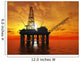 Oil Rig Wall Mural