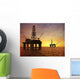 Oil rigs Wall Mural