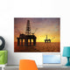 Oil rigs Wall Mural