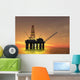 Oil Rig Wall Mural